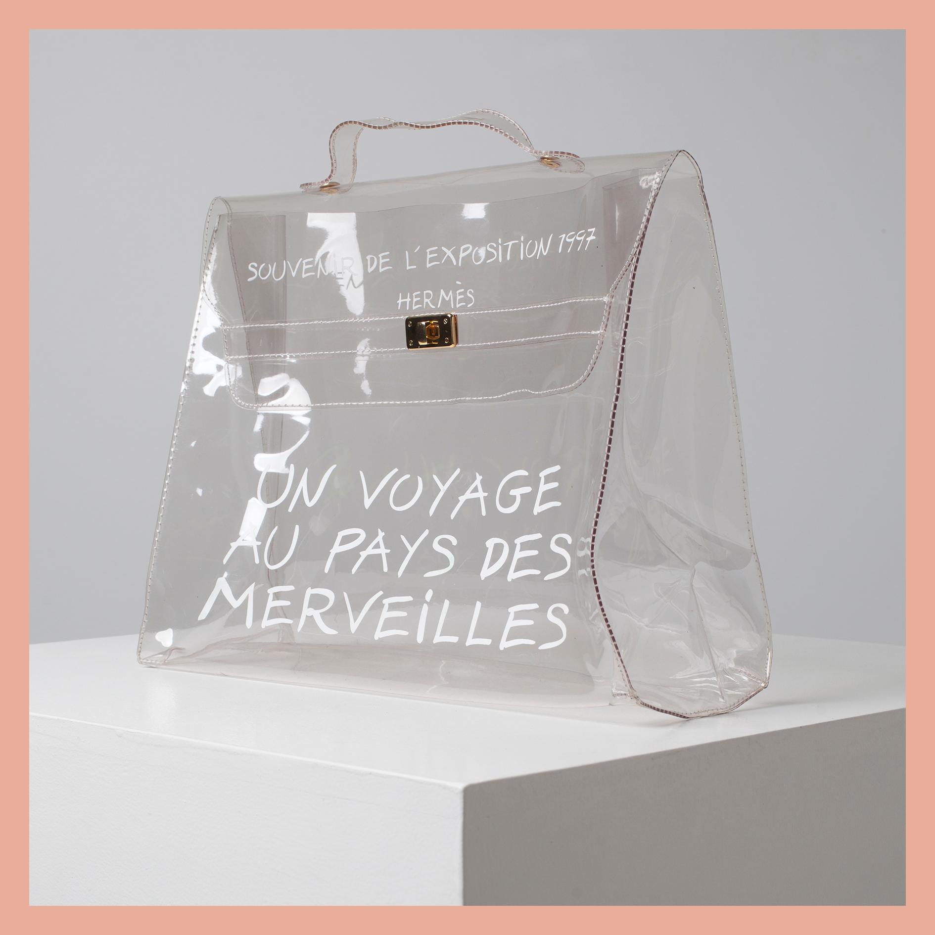 VÄSKA,"Plastic Kelly", Hermès.