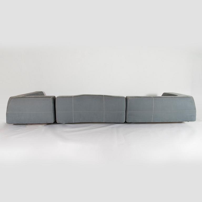 Patricia Urquiola, a three-module 'Bend' sofa for B&B Italia. 2010s.