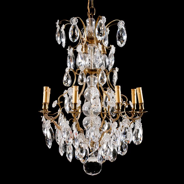 LJUSKRONA, barockstil, 1900-talets första hälft. Höjd ca 90 cm.
