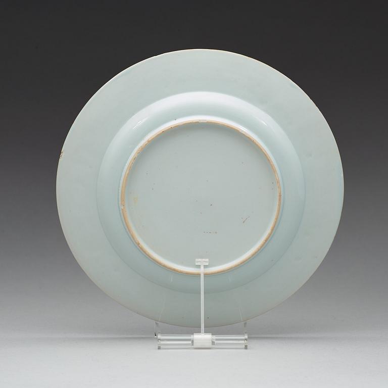 A set of 12 dinner plates, Qing dynasty, 18th Century.