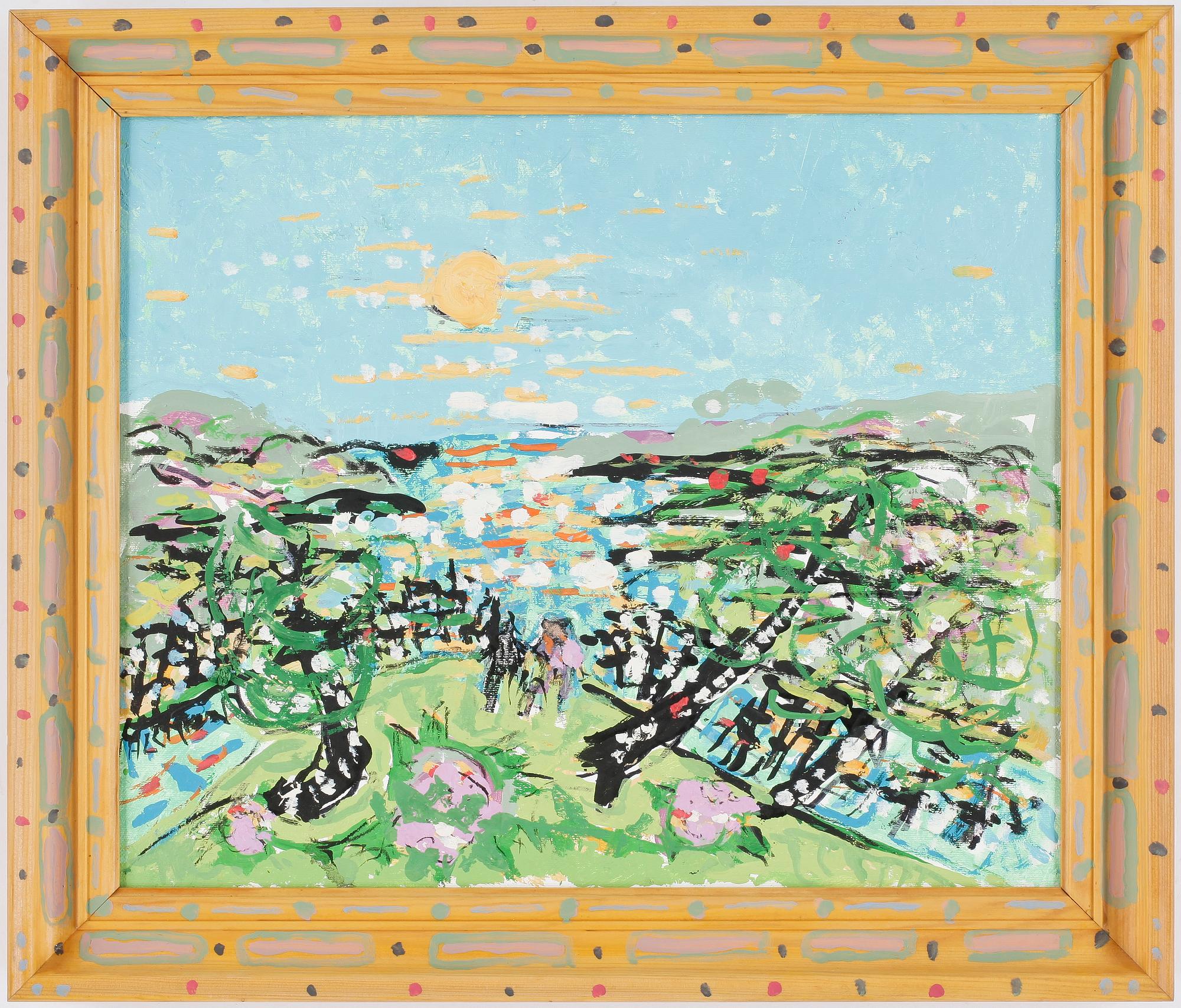 UNO VALLMAN, olja på duk, sign.