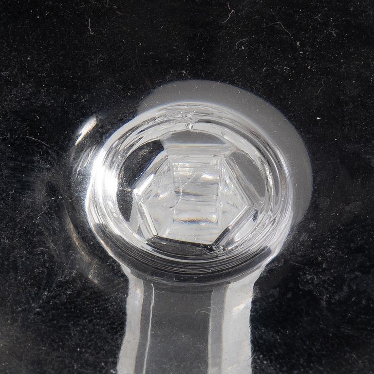 Edward Hald, a 55 pieces glass service, "Rio", Orrefors.