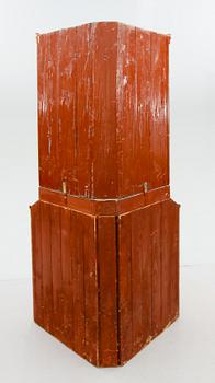 HÖRNSKÅP, 1700-/1800-tal.