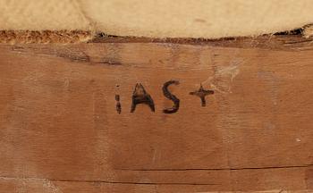 A Swedish early 19th century eleven piece suite comprising 1 sofa, 2 armchairs and 8 chairs, by J. Andersson.