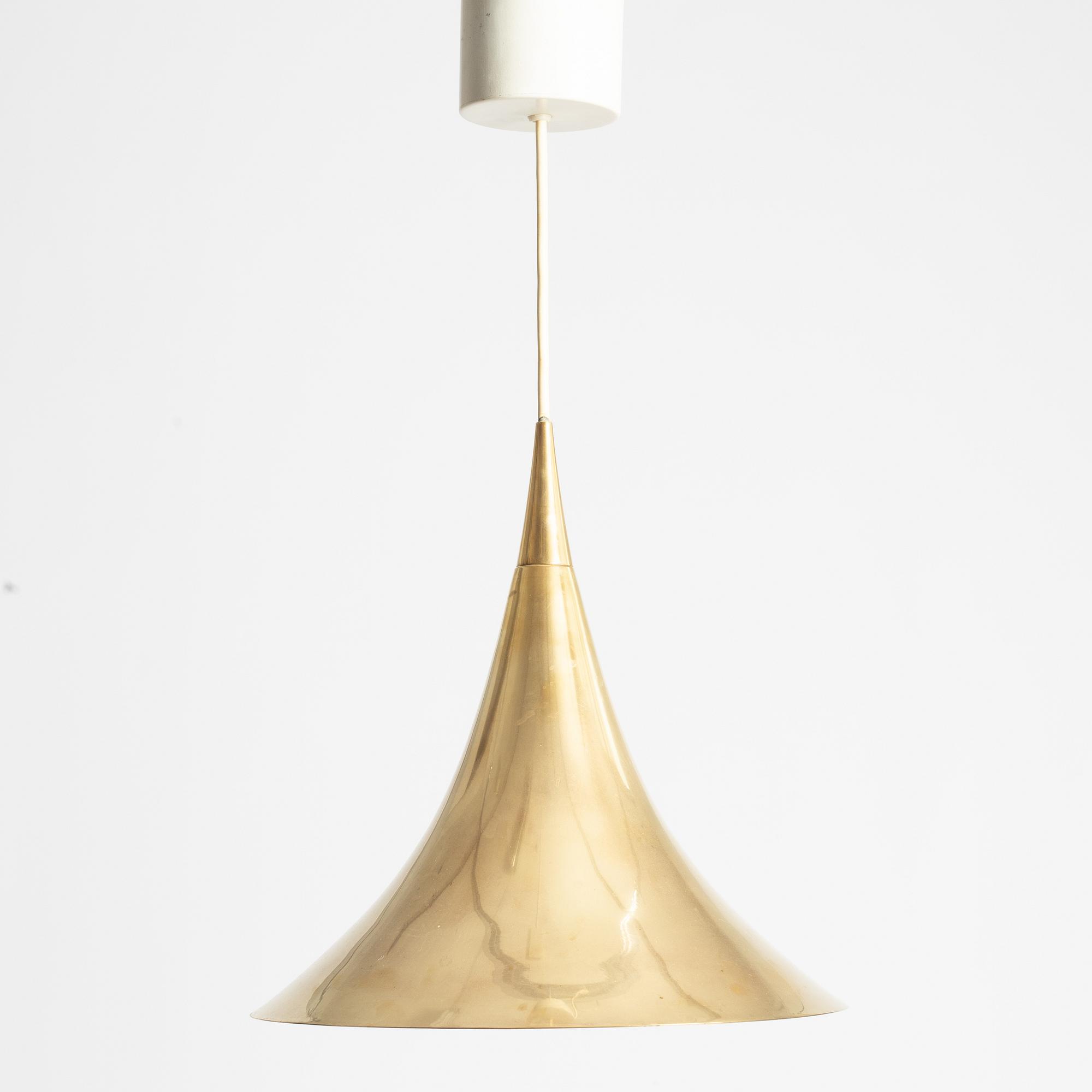 Uno Westerberg, taklampa, modell "12410", Arvid Böhlmarks Lampfabrik, 1960-tal.