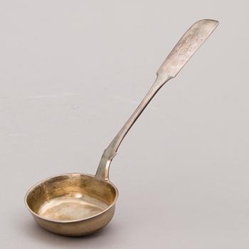 A Russian silver ladle, Moscow 1897.