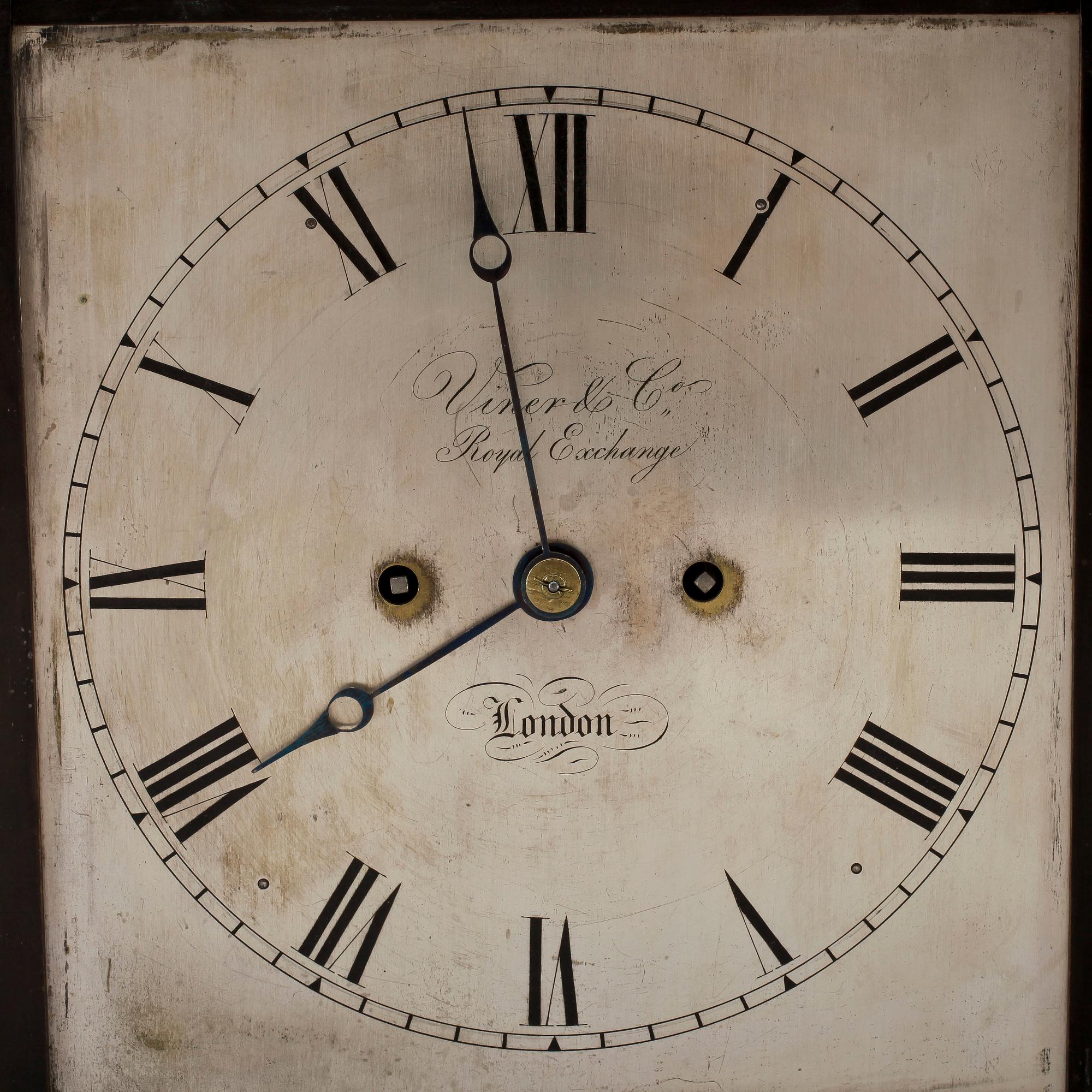 BORDSPENDYL, Viner & Co, Royal Exchange, London, 1800-talets slut.