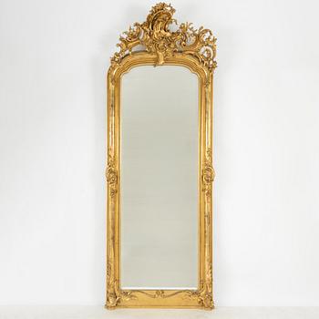 Mirror tray, Neo-Rococo, late 19th century.