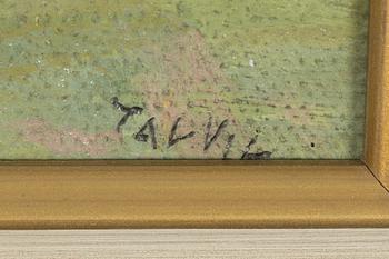 Hermann Talvik, oil on canvas, signed.