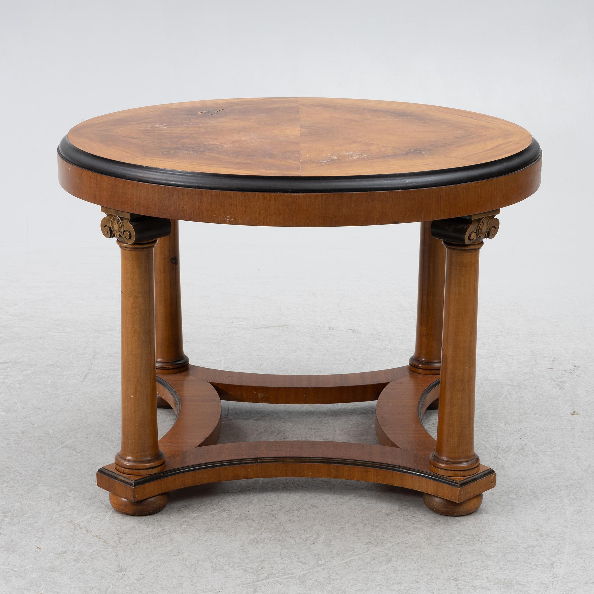 A coffee table, 1920/30s.
