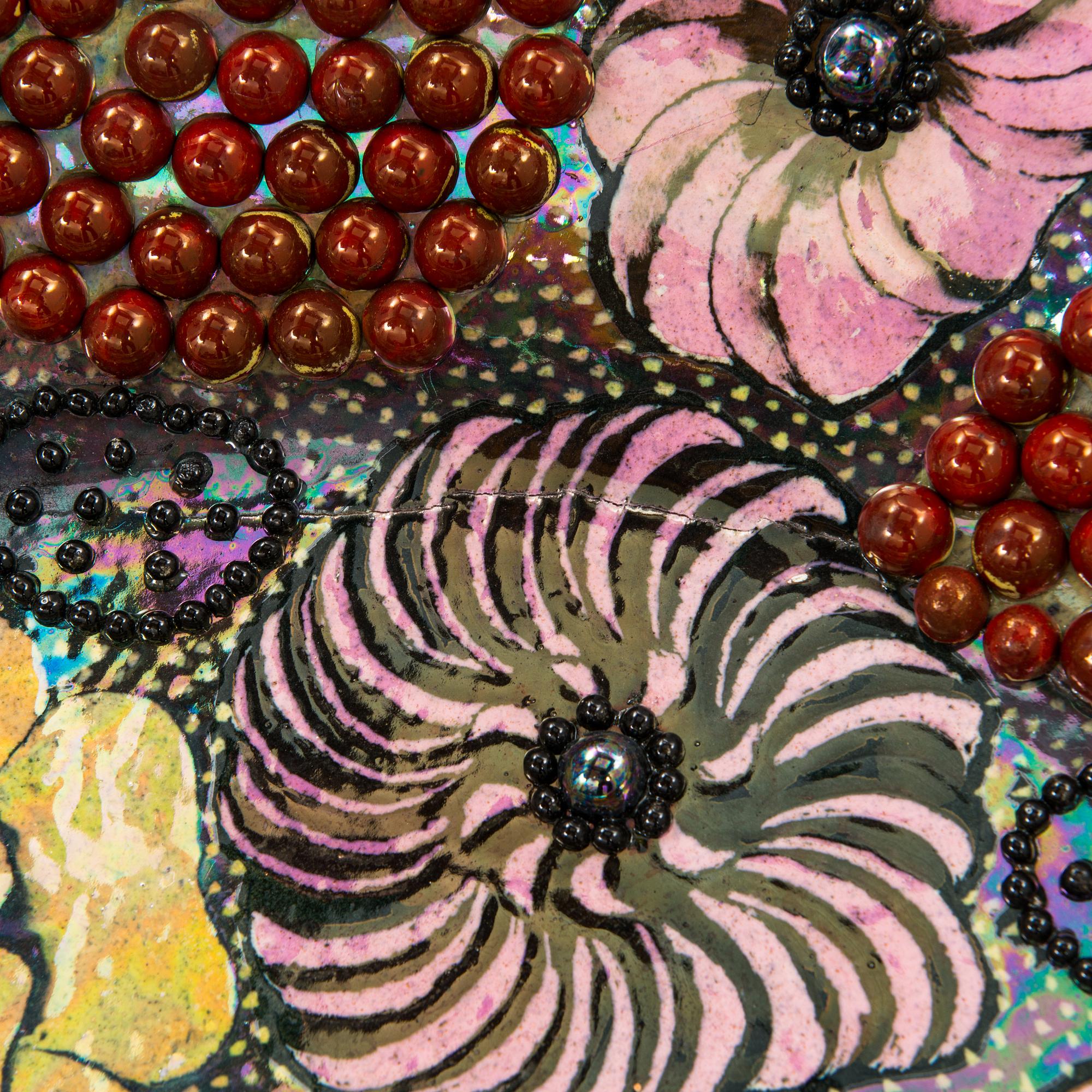 Birger Kaipiainen, a stoneware decorative bowl signed Kaipiainen Arabia.