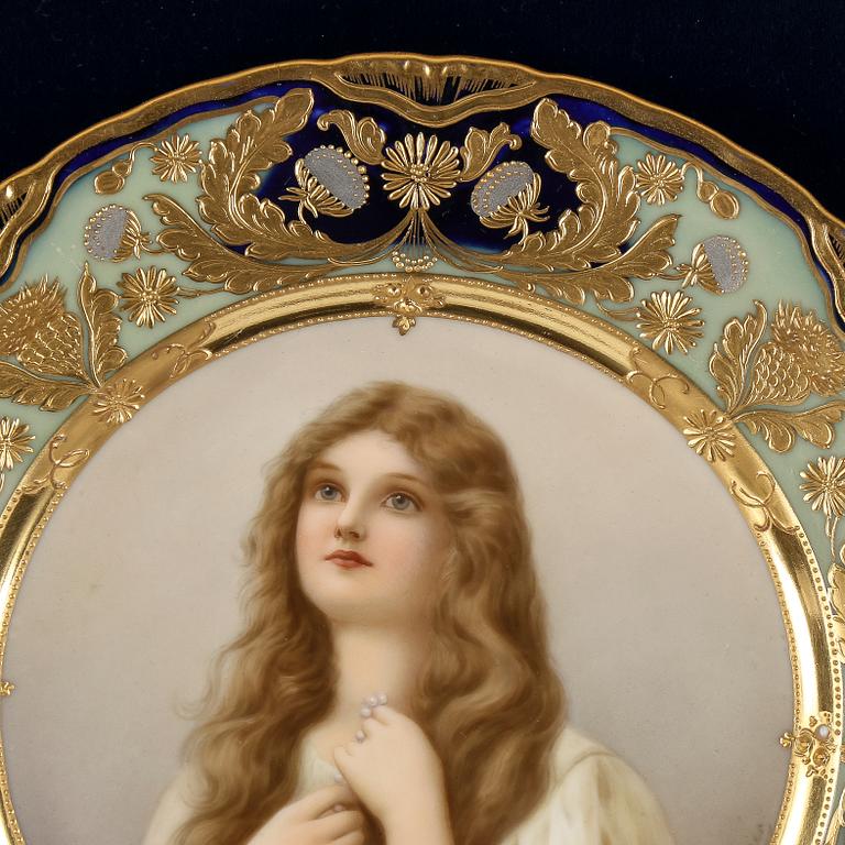 TALLRIKAR, 6 stycken, sannolikt Tyskland/Österrike, 1800-talets sista kvartal.