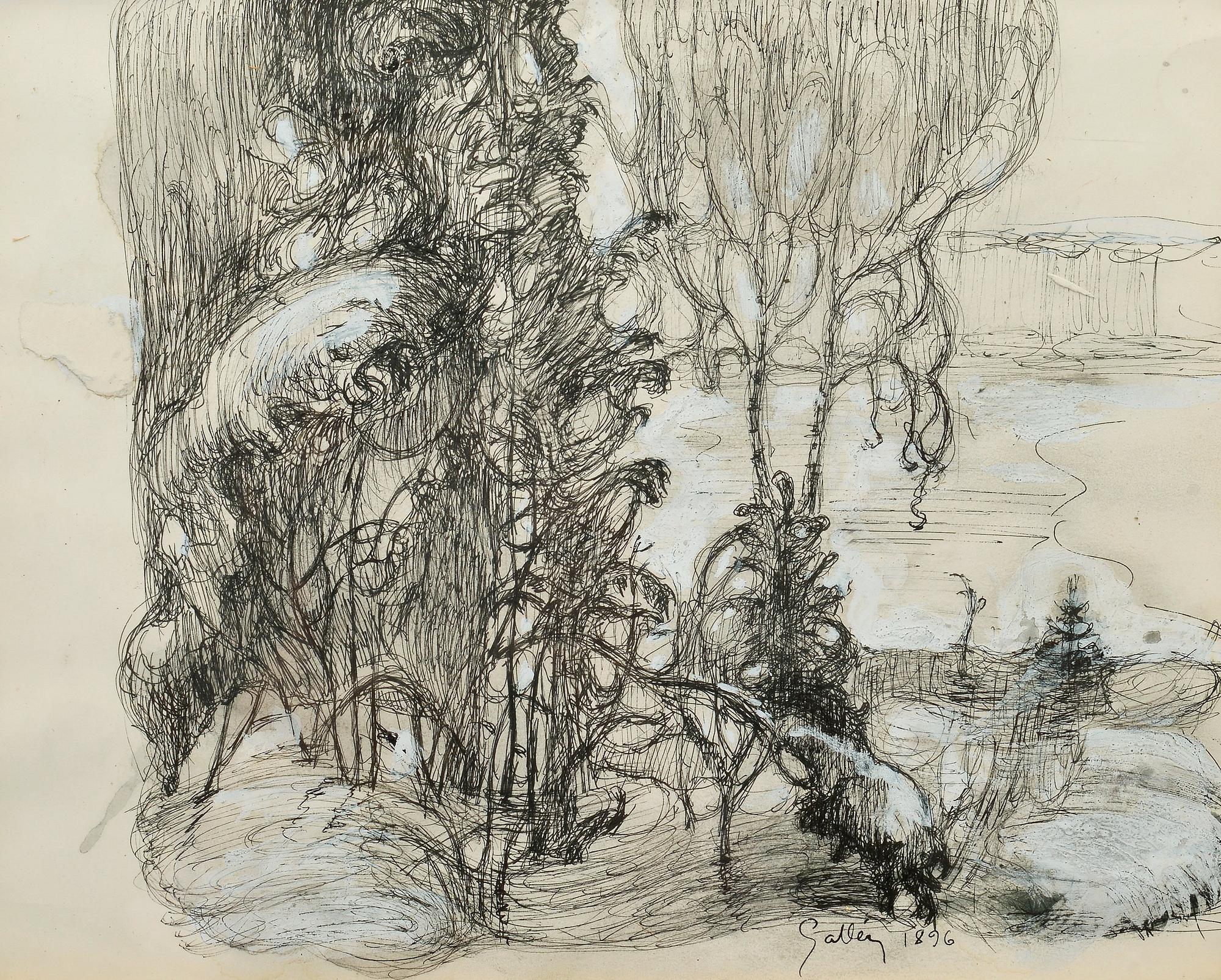 Akseli Gallen-Kallela, VINTERBILD.