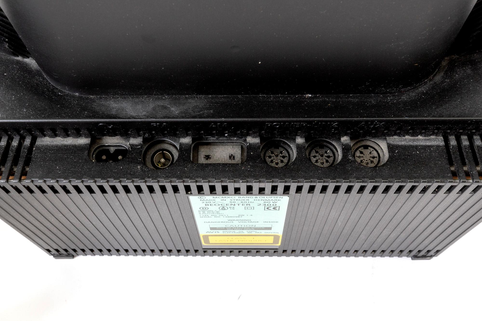 Bang & Olufsen, a 'BeoCenter 2300' CD/Tuner with speakers 