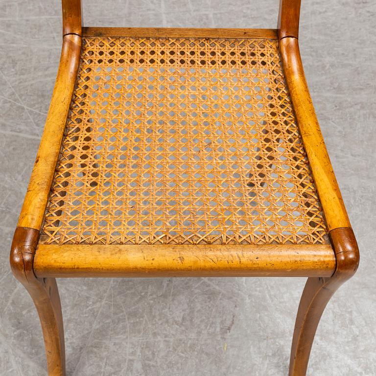 Four Johan Petter Grönvall empire chairs.