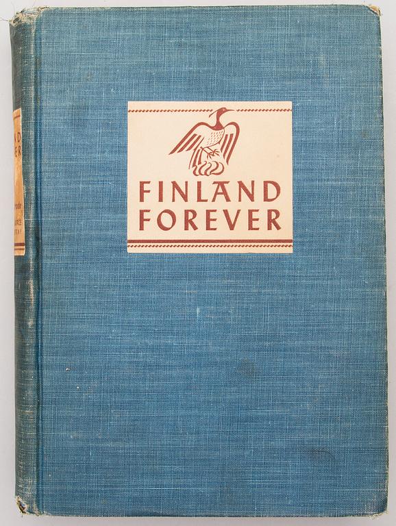 Four books of which two with Loja och Eliel Saarinen's Ex-Libris by Erik O.W. Ehrström, two given as gifts to Saarinen.