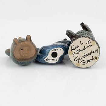 Lisa Larson, parti om tolv figuriner , Gustavsberg.