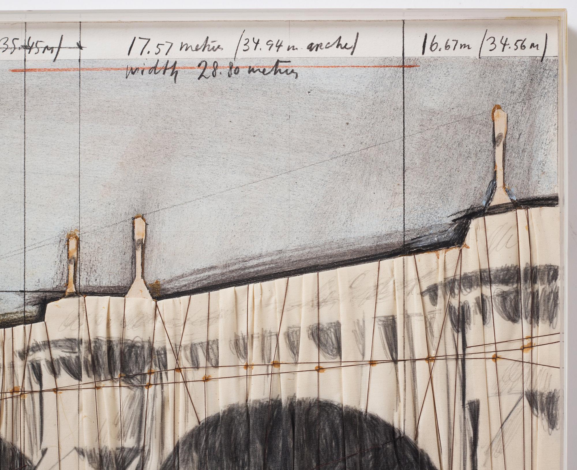 Christo Vladimirov Javacheff, "The Pont Neuf, Wrapped (Project for Paris)".