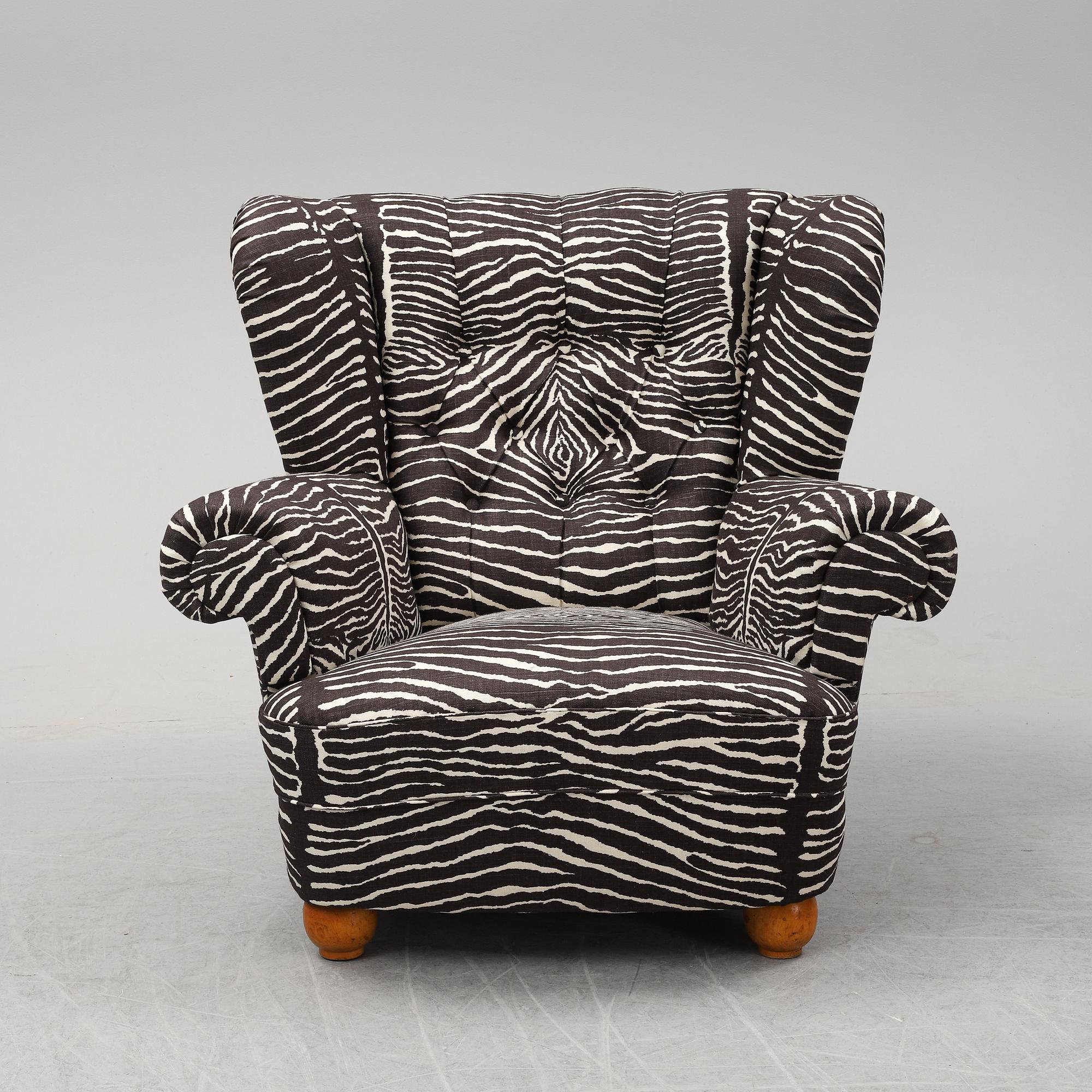 A lounge chair from OH Sjögren, second half of the 20th Century.