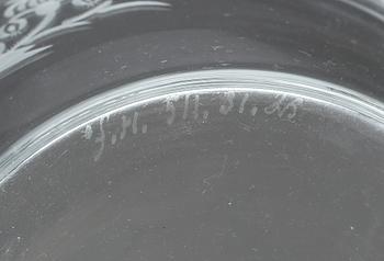 SKÅL, glas, Edward Hald, Orrefors.