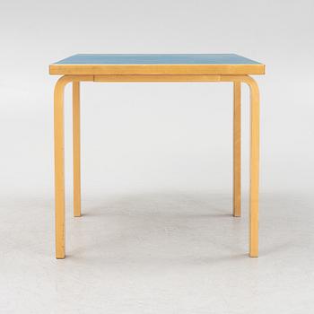 Alvar Aalto, drop-leaf table "DL85", Artek, mid-20th century.