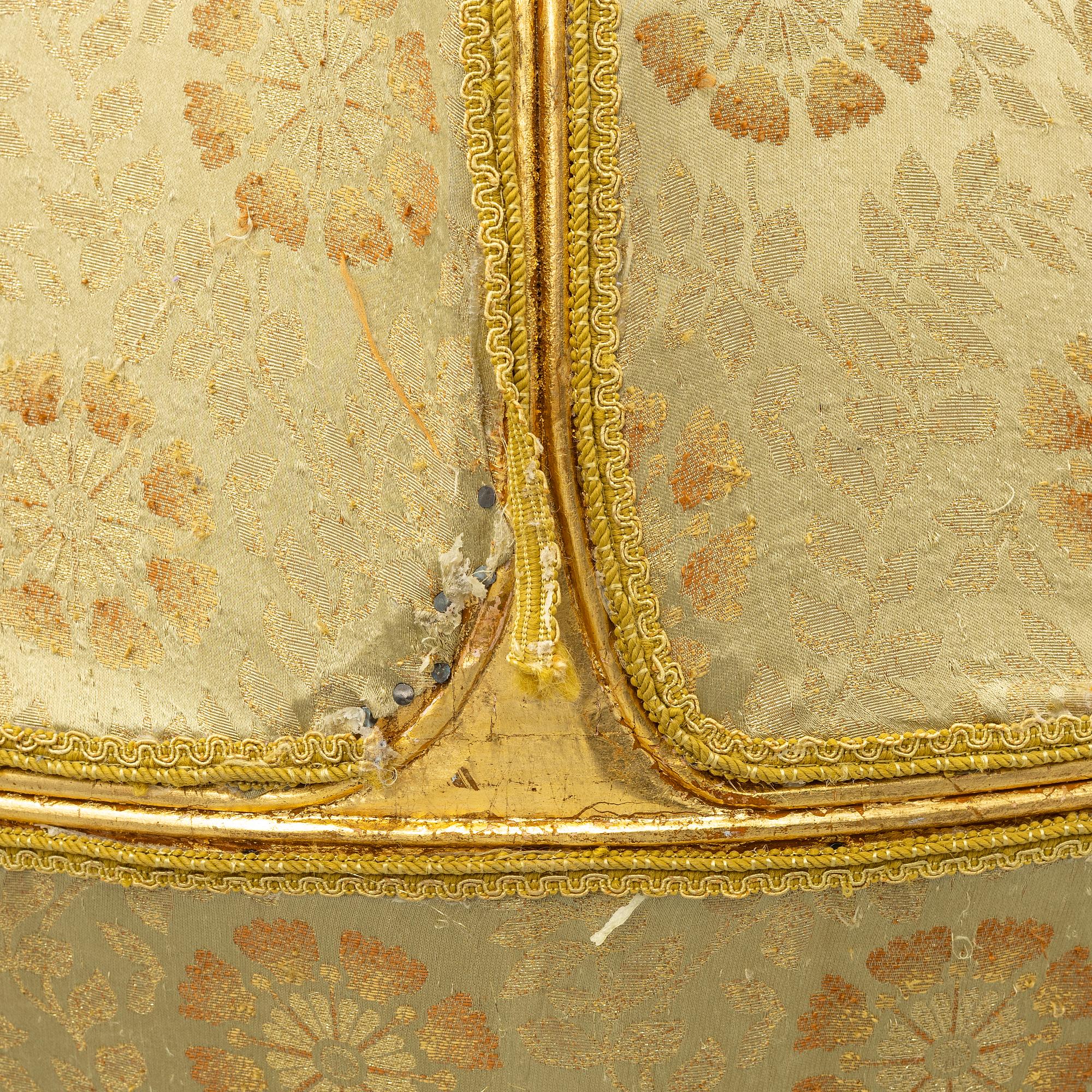 Throne chair, 20th century.