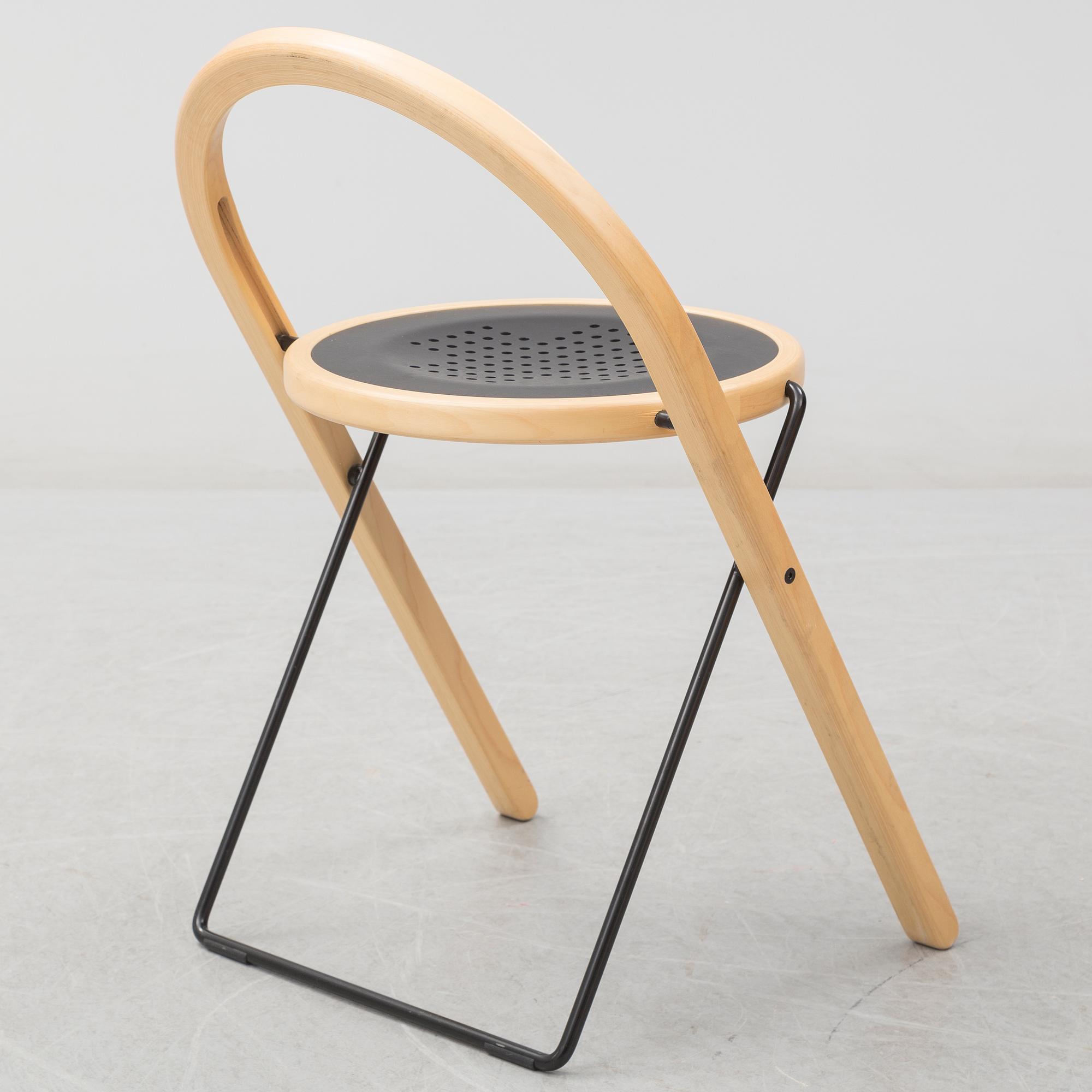 22 'Sparta' folding chairs by Börge Lindau, Blå Station, designed in 1993.