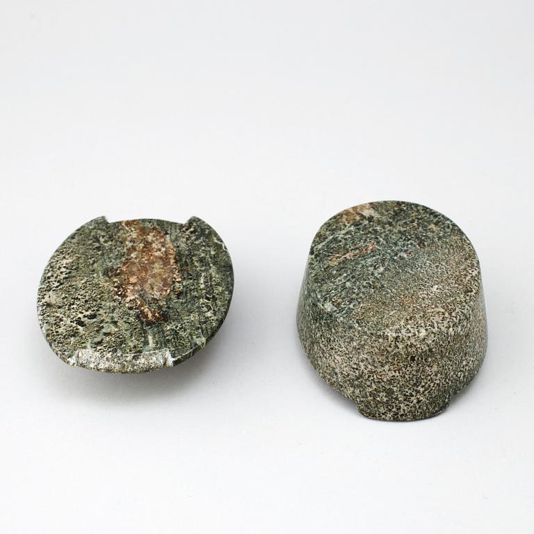 A swedish marble box, 19th century.