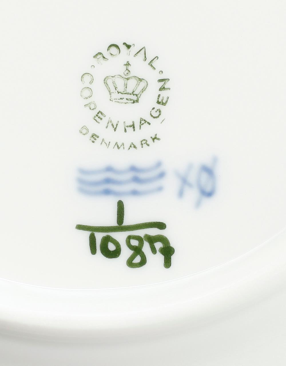ASSIETTER, 12 st, porslin, Royal Copenhagen.