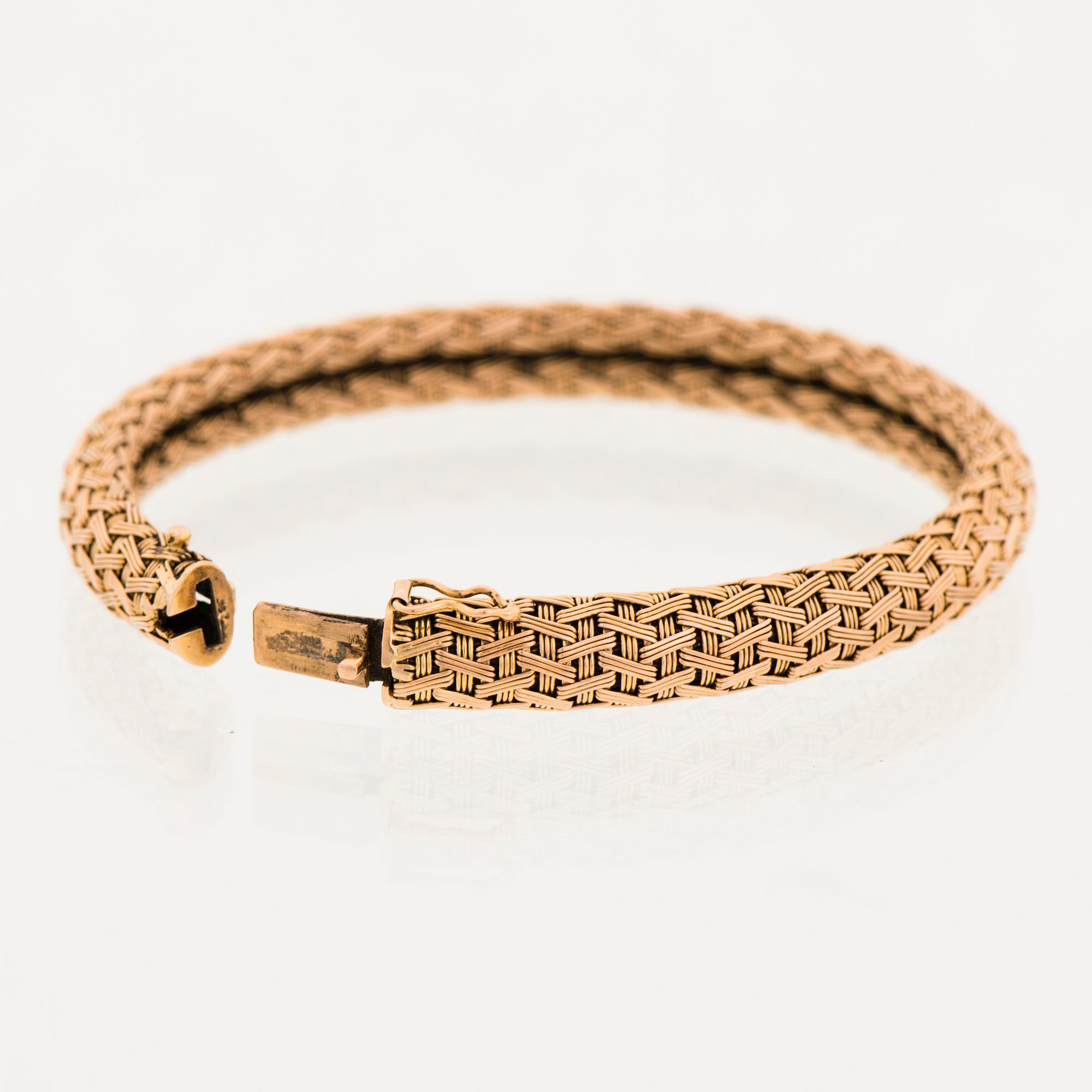 ARMBAND, 18K guld.