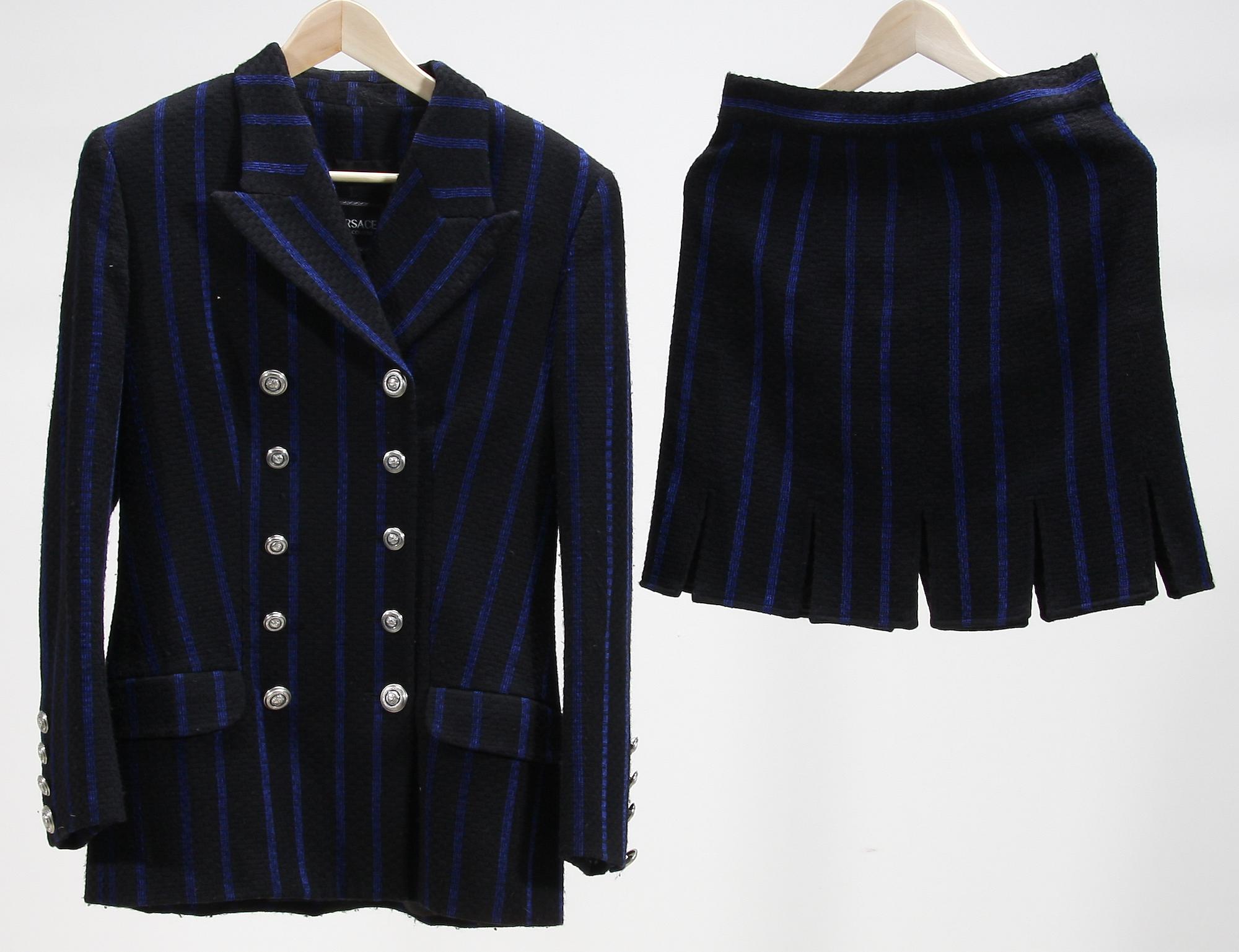 DRÄKT, 2 delar, Versace Jeans Couture, 1980-tal.
