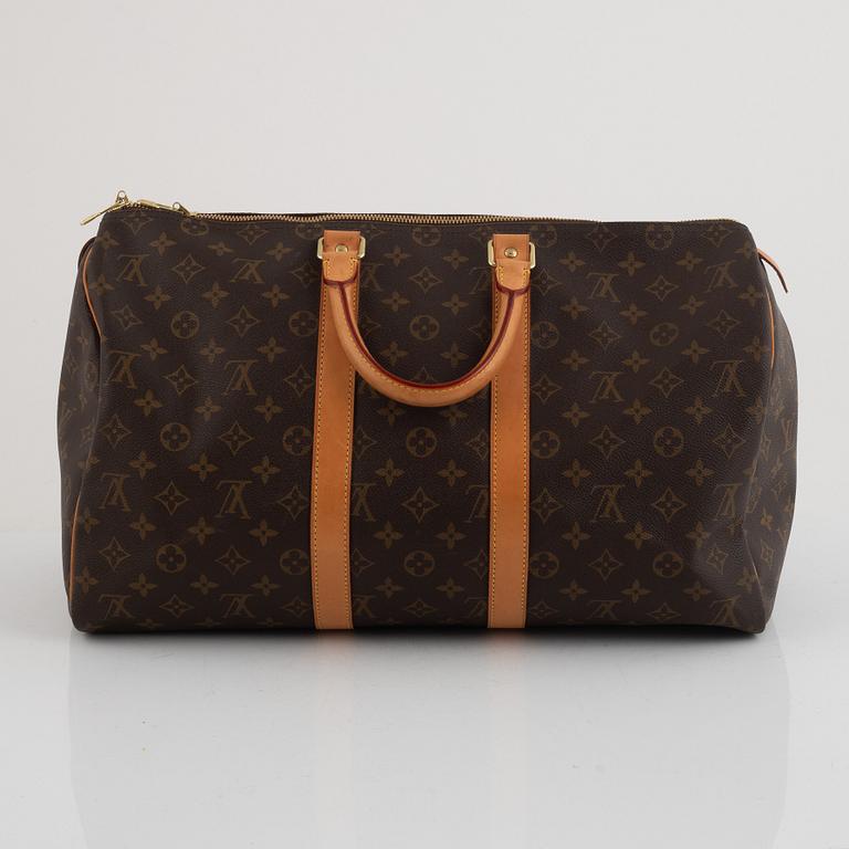 Louis Vuitton, weekendbag, "Keepall 45", 2011, samt necessär.