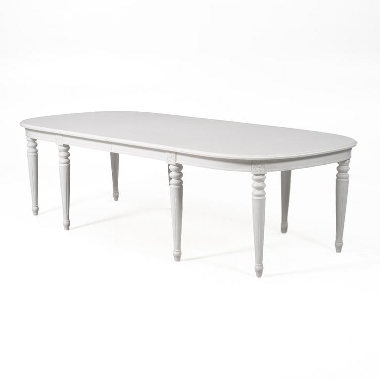 Dining table, Gustavian style, Geromar, 21st century.