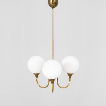 A brass ceiling pendant second part of the 20th century.