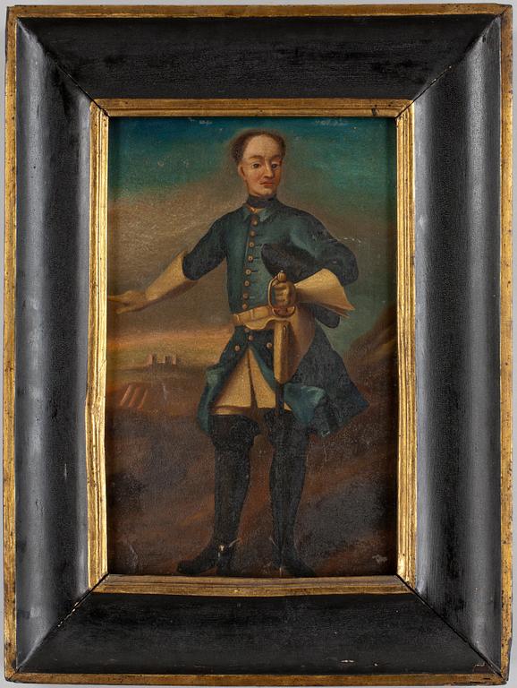 OKÄND KONSTNÄR, olja på duk, 1700-tal.