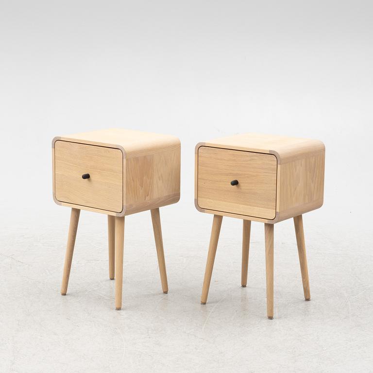 A pair of bedside tables, 'The Box One' Via Copenhagen.