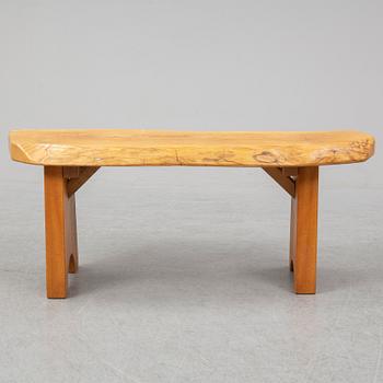 A second half of the 20th Century pine bench.