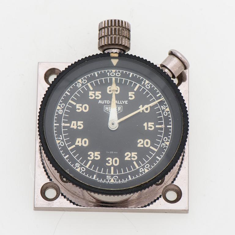 HEUER, Auro-Rallye, dash board stopwatch, 55 mm.