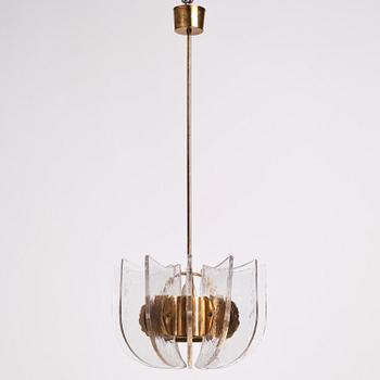 Ingeborg Lundin, a rare ceiling lamp model "DD 1907", Orrefors, 1960s.