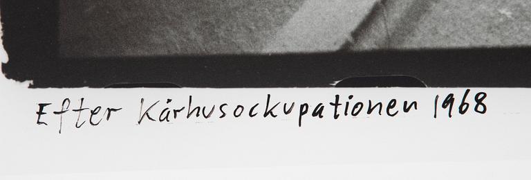 Carl Johan De Geer,  "Efter Kårhusockupationen 1968".