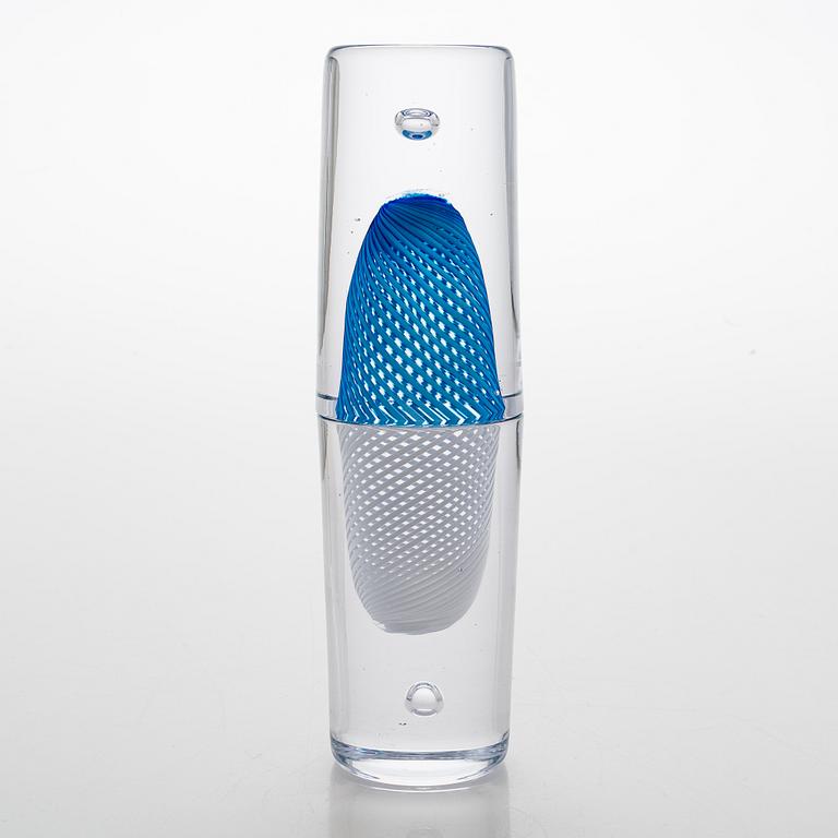 Joonas Laakso, glasskulpturer, 2 st, signerade J. Laakso OXIIIIII 1/2-2/2.