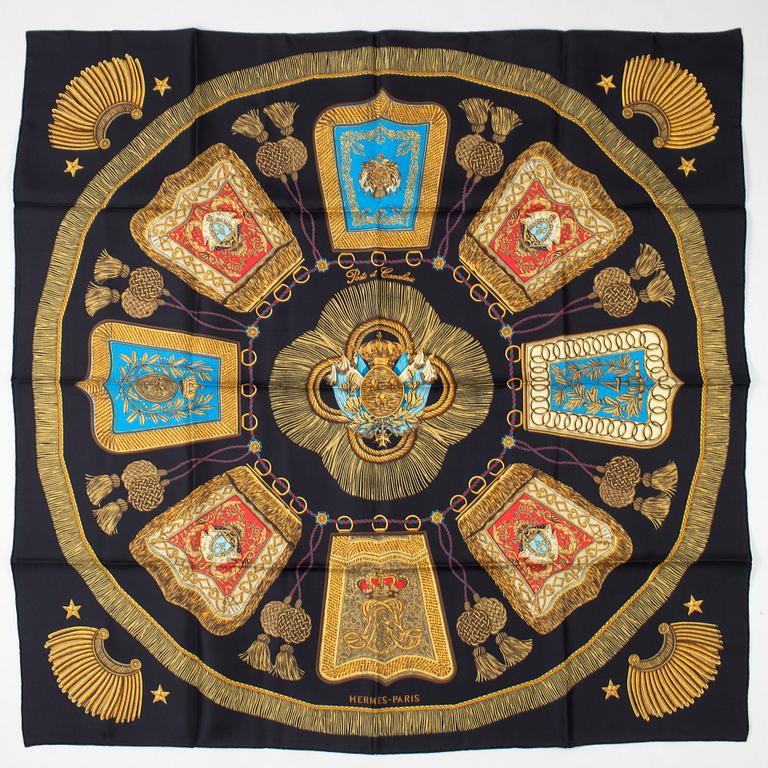 Hermès, scarf, "Poste et Cavalerie".