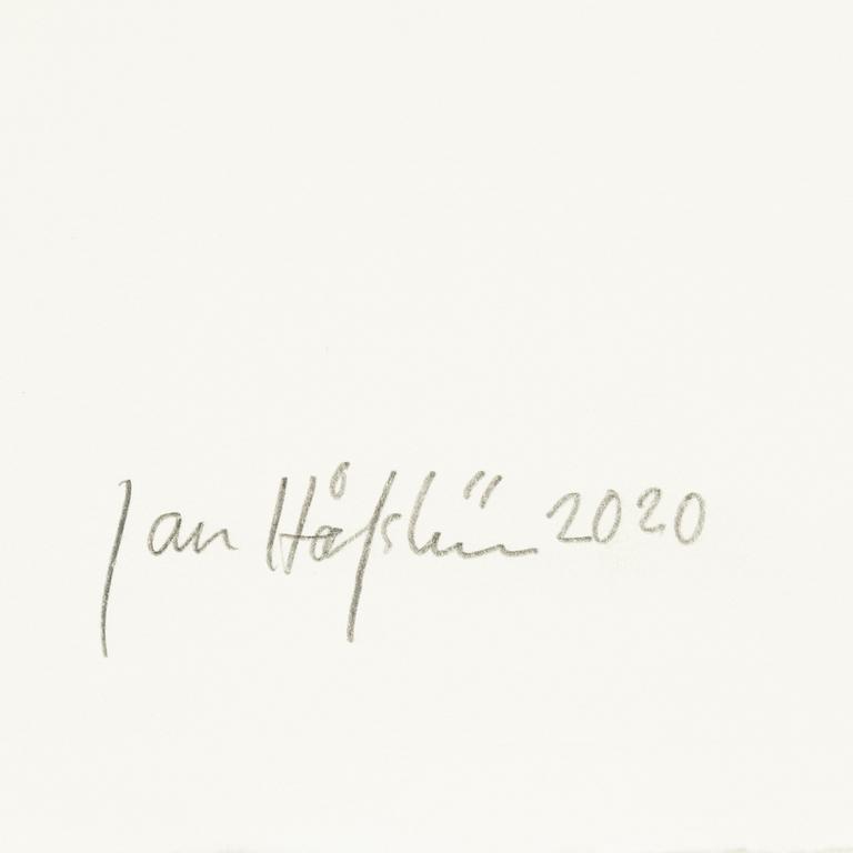 Jan Håfström, färgetsning, 2020, signerad 29/50.