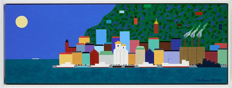 KG Nilson, oil on canvcas, signed KG Nilson adn dated 2011-12.