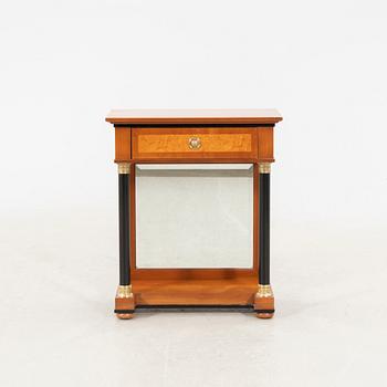 Empire-style mirror and console table, second half of the 20th century.