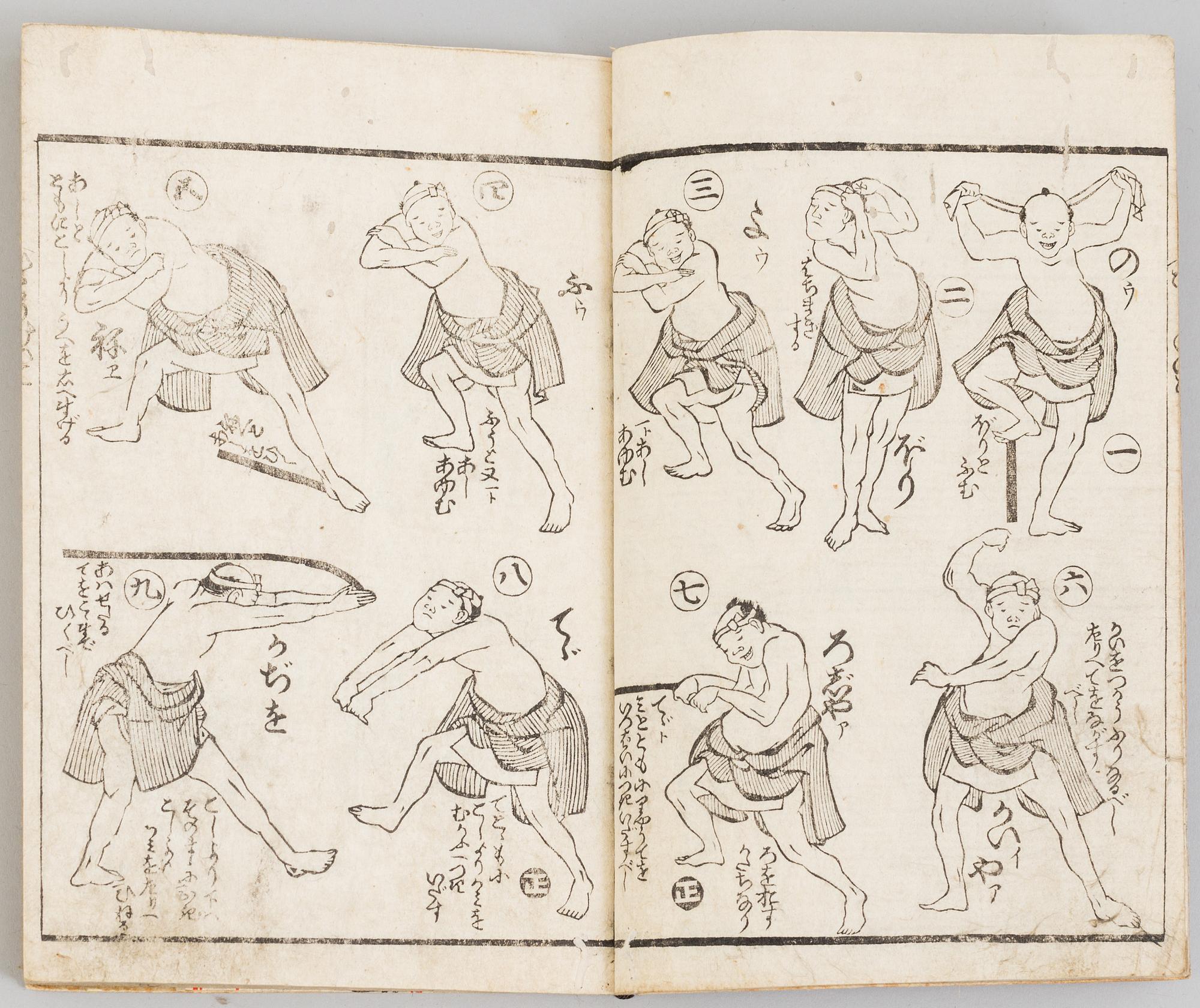 Three japanese books, 20th century.