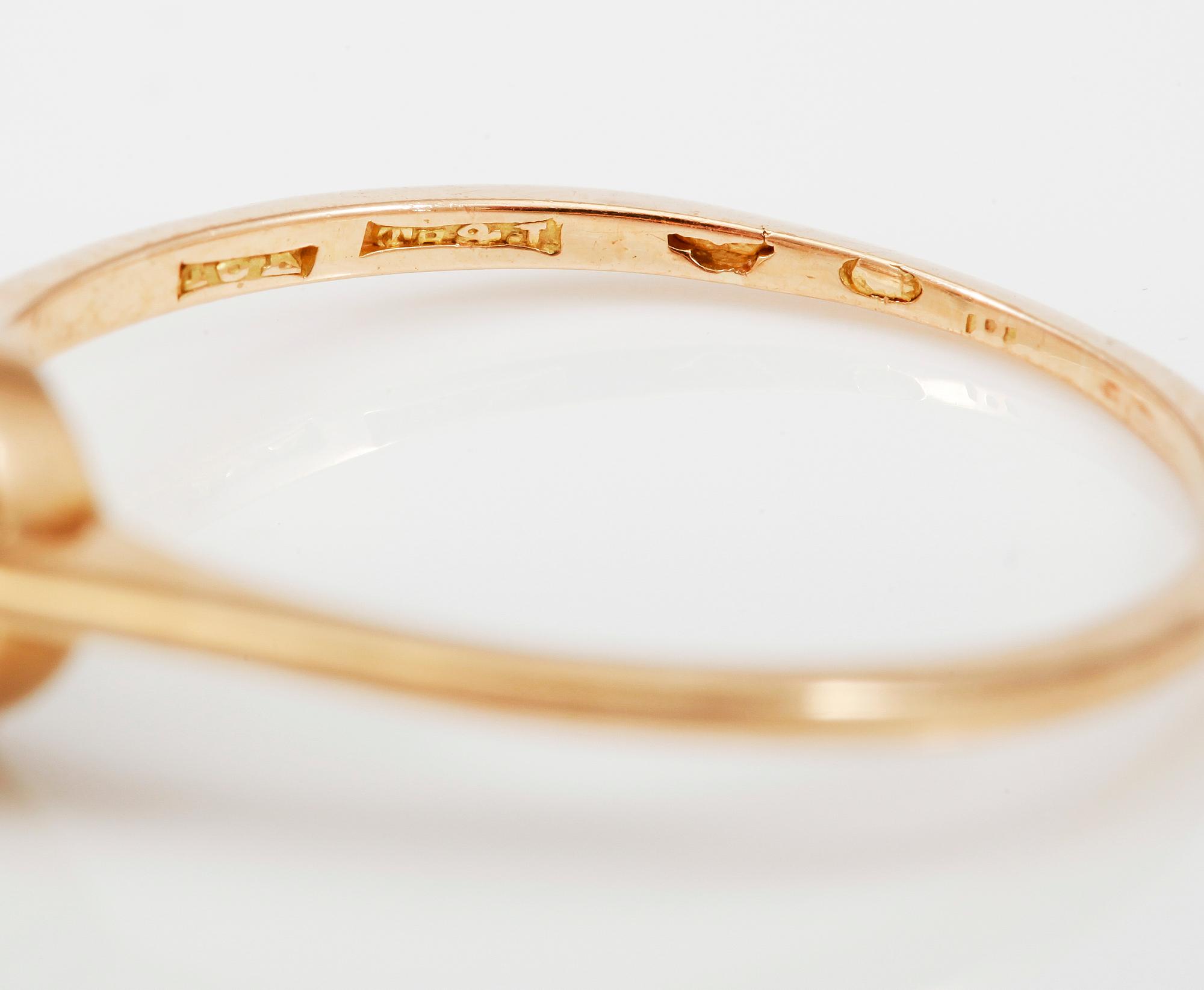 RING, solitär diamant ca 1,30 ct.