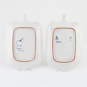 Stig Lindberg, fat, 2 st, Gustavsbergs studio.