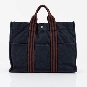 Hermès, A "Fourre Tout" canvas tote bag.
