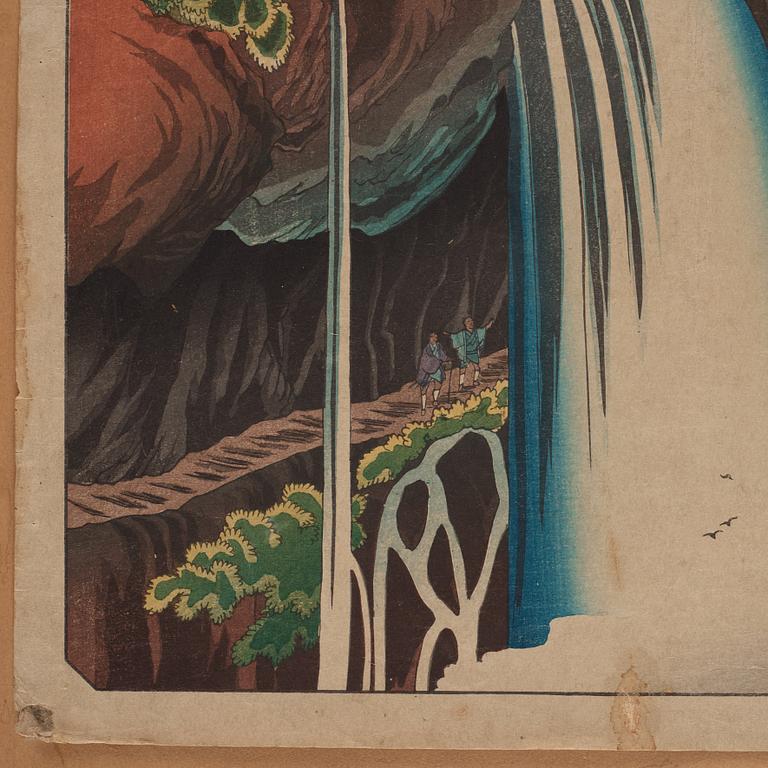 A colour woodblock print by Utagawa Ichiyusai Kuniyoshi (Japan) 1798-1861 most possibly 19th Century.